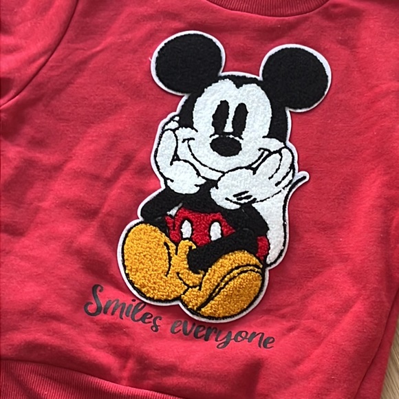 Disney Mickey Mouse smiles sweatshirt size 4 NWOT - Picture 3 of 8